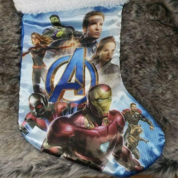 Marvel Avengers ironman Hulk Christmas Stocking - Picture 3 of 6